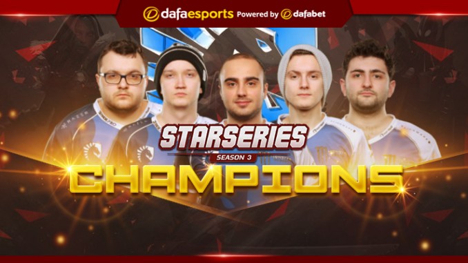 Team Liquid - the StarLadder i-League StarSeries Season 3 champions